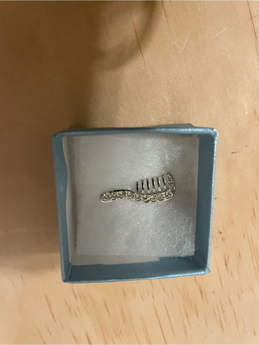Swarovski Silver Crystal Comb Ear Cuff